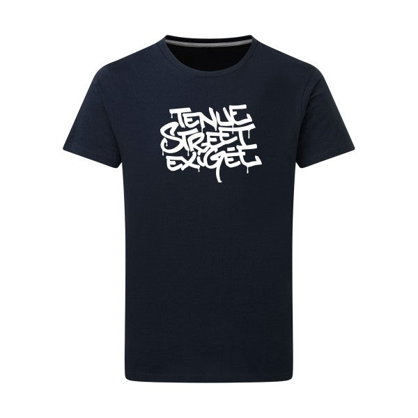 Tenue street exigée -Flex Blanc sur T-shirt SG  Navy  5XL