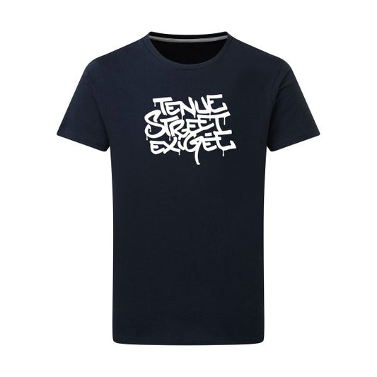 Tenue street exigée -Flex Blanc sur T-shirt SG  Navy  5XL