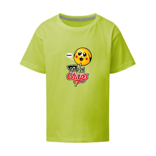 Pikachups SG - Kids T-shirt enfant Lime Taille 152 (11-12/2XL)