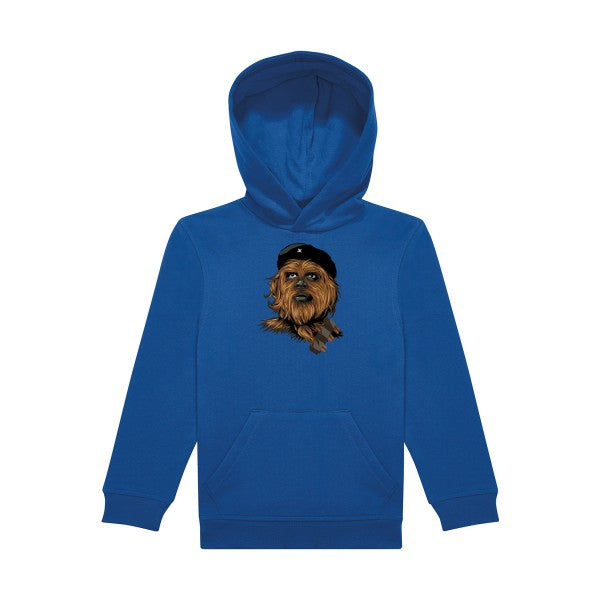 sweat capuche enfant Bleu Royal Chewie-guevara