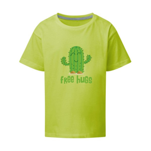 FreeHugs SG - Kids T-shirt enfant Lime Taille 152 (11-12/2XL)