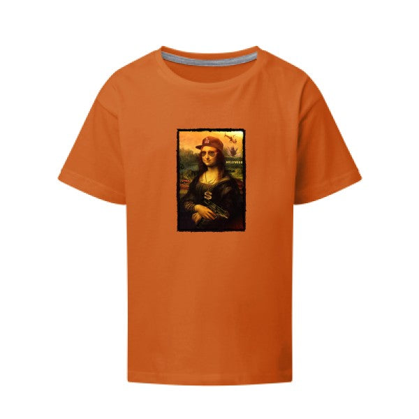 La Joconde SG - Kids T-shirt enfant Orange Taille 152 (11-12/2XL)