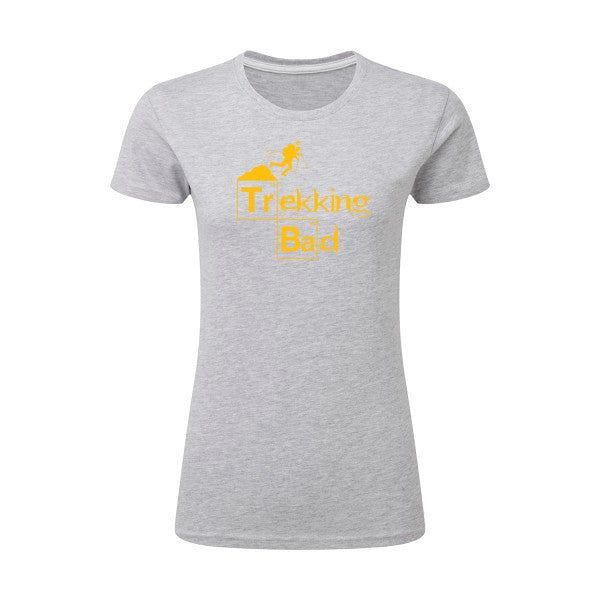 Trekking bad | jaune Or |T shirt original femme|SG