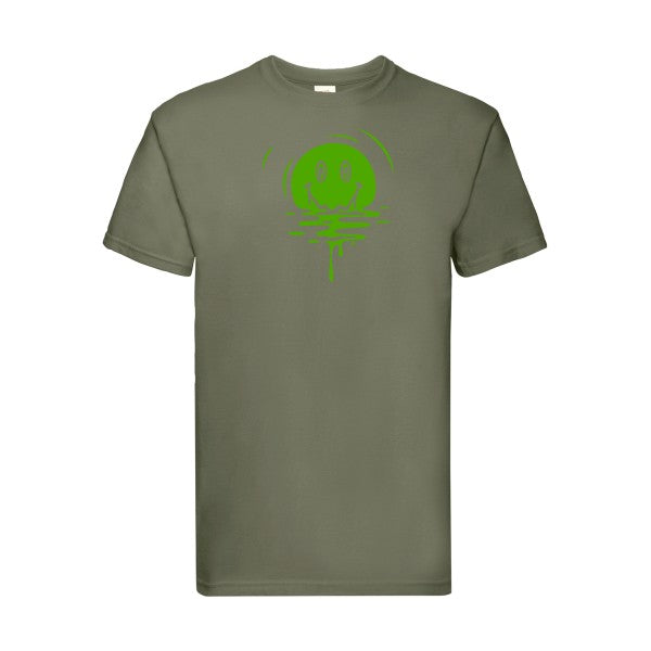 T-shirt|SUN SMILE |Vert pomme|Fruit of the loom 205  G