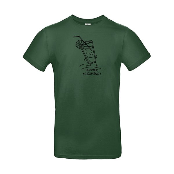 Summer is coming !Flex noir - E190 T-shirt|Bottle Green||2XL