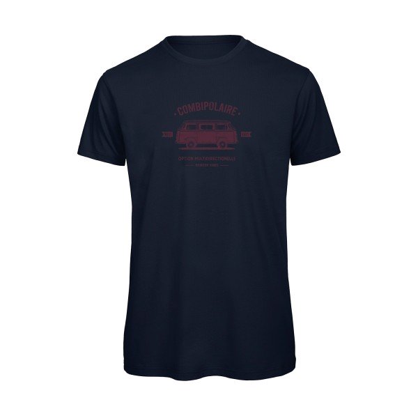 T-shirt humour original Combipolaire T Shirt couleur Navy