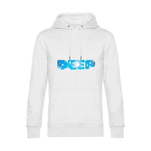 deep- Sweat à capuche original White - RueDuTeeshirt