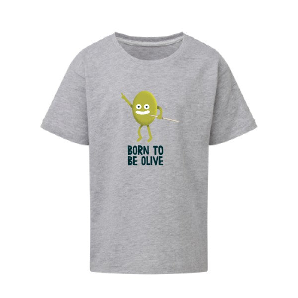 Born to be olive SG - Kids T-shirt enfant Light Oxford Taille 152 (11-12/2XL)