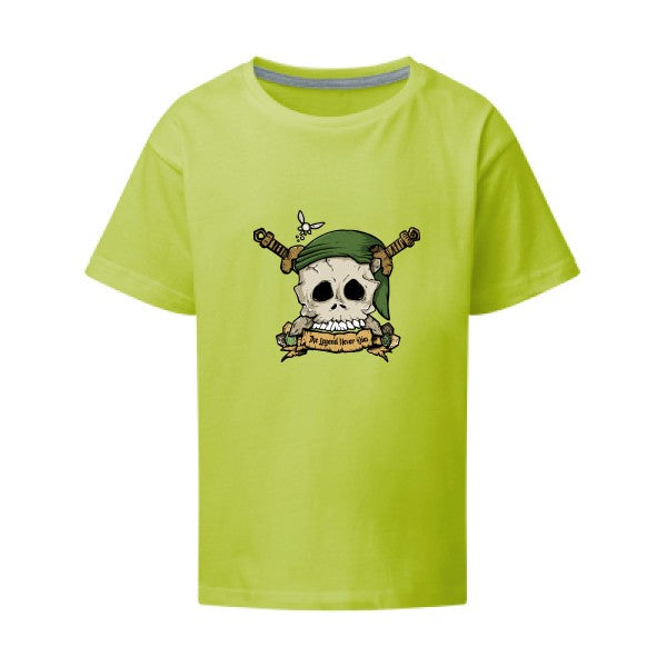 Zelda Skull SG - Kids T-shirt enfant Lime Taille 152 (11-12/2XL)