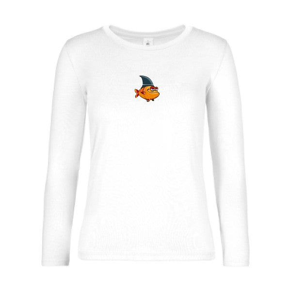 t-shirt lsl femme Bouh-  White flex 