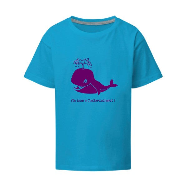 Cache-cachalot Flex Violet SG - Kids T-shirt enfant Turquoise Taille 152 (11-12/2XL)