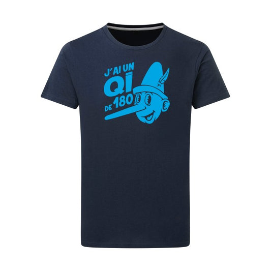 Quotient intellectuel - Flex bleu clair Tshirt original Denim  XL