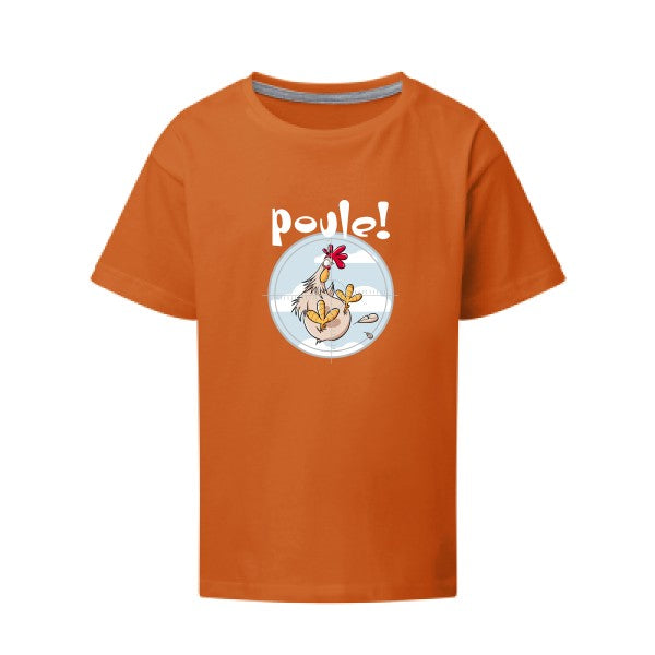 Poule ! SG - Kids T-shirt enfant Orange Taille 152 (11-12/2XL)