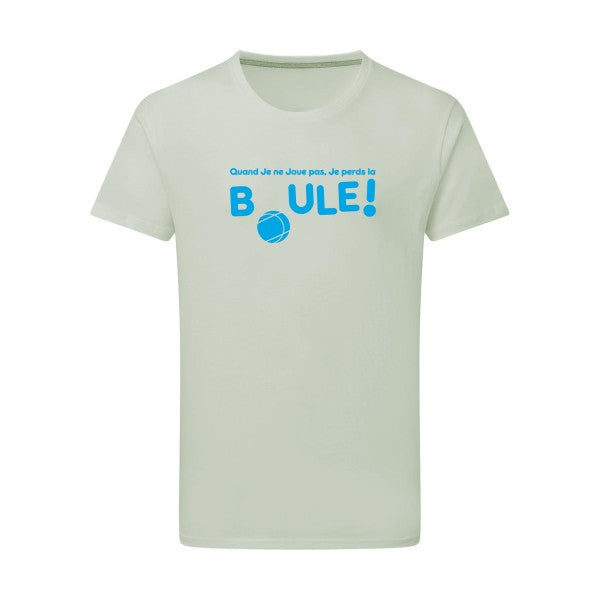 Perdre la boule ! - Flex bleu clair Tshirt original Pastel Macchiato  2XL