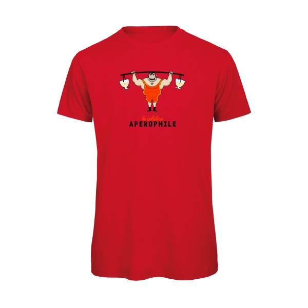 T-shirt humour original Aperophile T Shirt couleur Red