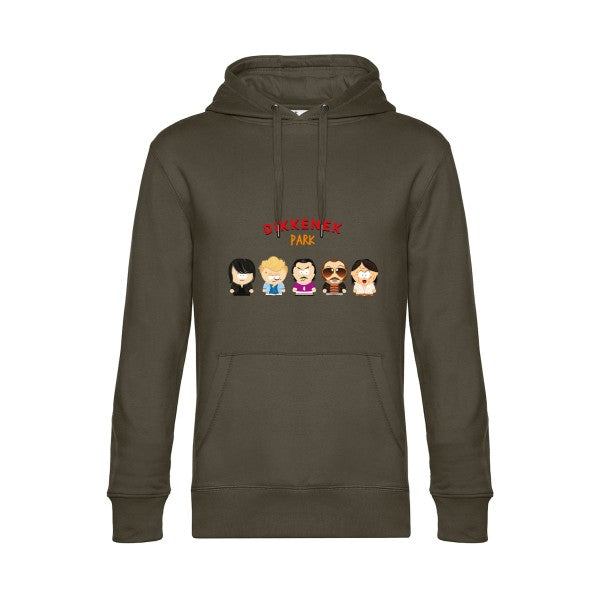 DIKKENEK-PARK- Sweat à capuche original Khaki - RueDuTeeshirt