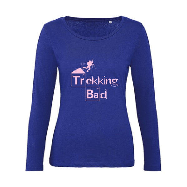 Trekking bad Rose |   T shirt manches longues femme|100% bio