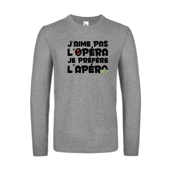 opérapéro B&C - E150 LSL T-shirt manches longues léger