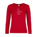 t-shirt lsl femme Robot-&-Bird Red flex Rose