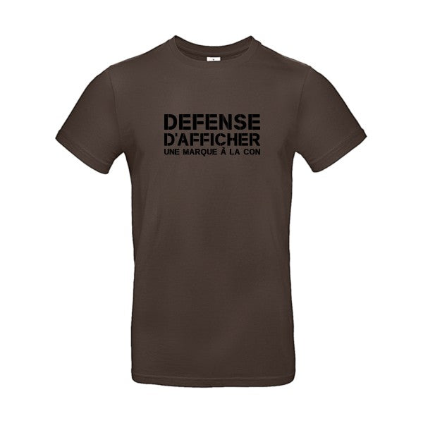 Marque à la ConFlex noir - E190 T-shirt|Brown||2XL