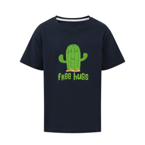 FreeHugs SG - Kids T-shirt enfant Navy Taille 140 (9-10/XL)