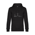 I-live-rock-n-roll- Sweat à capuche original Black - RueDuTeeshirt