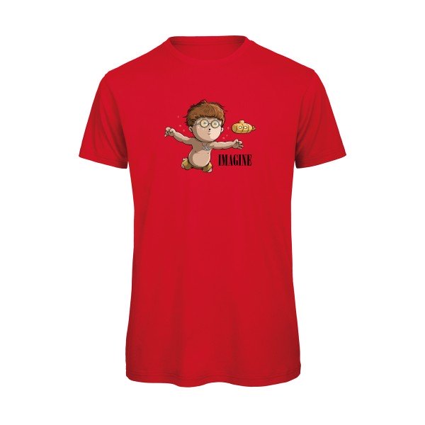 T-shirt humour original imagine T Shirt couleur Red