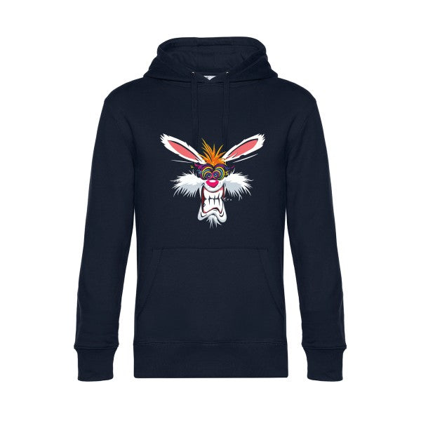 Rabbit-- Sweat à capuche original Navy Blue - RueDuTeeshirt