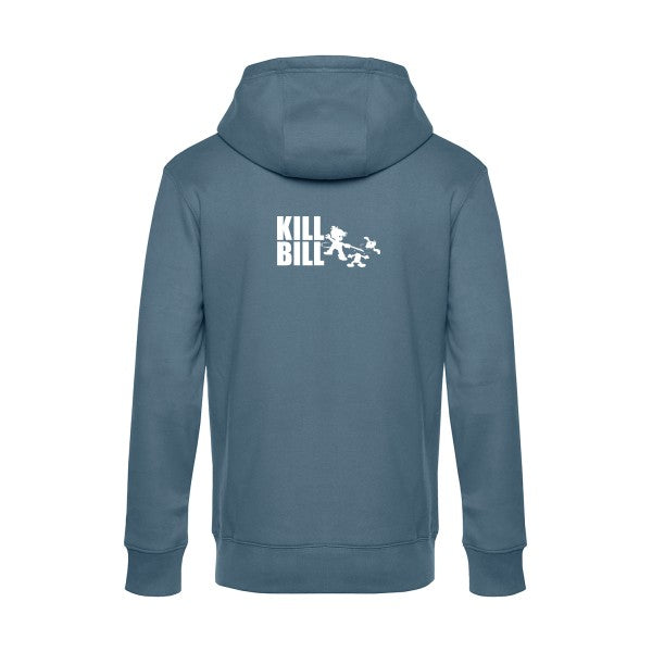 kill-bill sweat shirt original nordic blue flex Blanc impression Dos