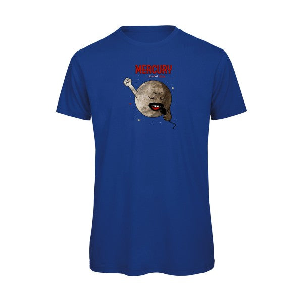 T-shirt humour original mercury T Shirt couleur Royal Blue