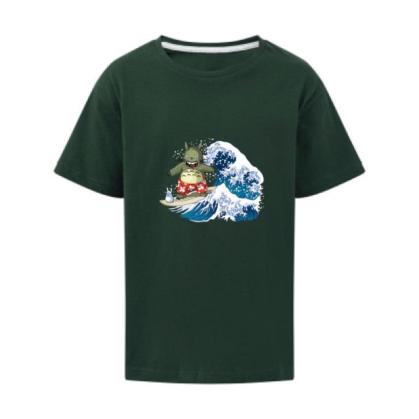 Totorokusai SG - Kids T-shirt enfant Bottle Green Taille 152 (11-12/2XL)