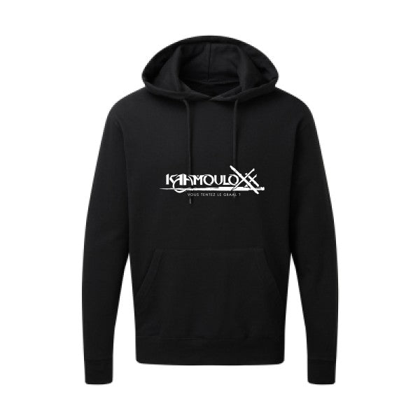 KAAMOULOXX ! Blanc |Sweat capuche imprimé homme