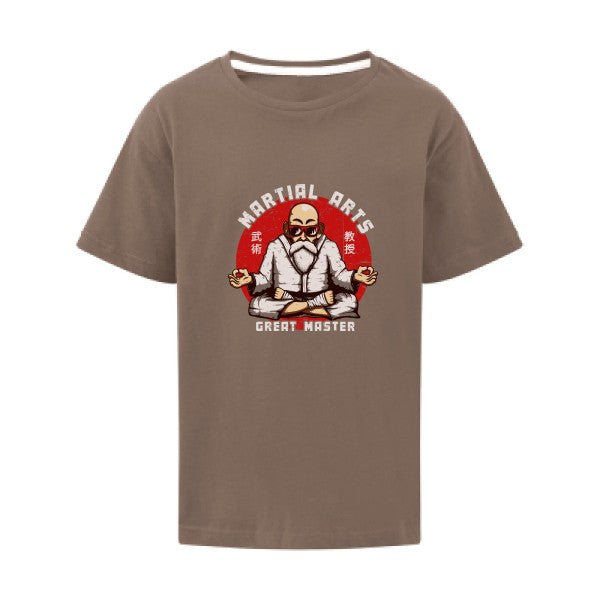 Great Master SG - Kids T-shirt enfant Deep Taupe Taille 128 (7-8/L)