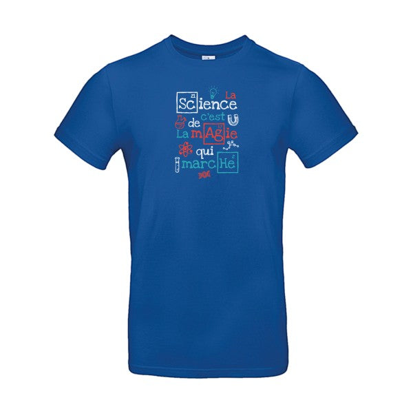 humour et Science -T-shirt humour  Royal Blue Non bio