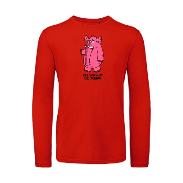 Pink elephant | T-shirt original LSL Fire Red 2XL