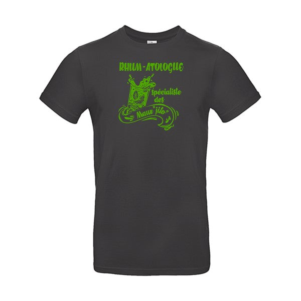 Rhum-atologue flex Vert pomme B&C - E190 T-shirt|Used Black||2XL