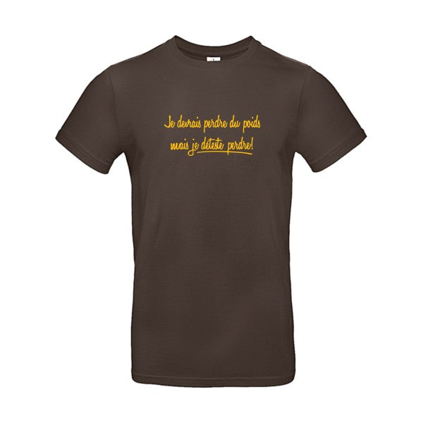 Né pour gagnerFlex jaune or - E190 T-shirt|Brown||2XL