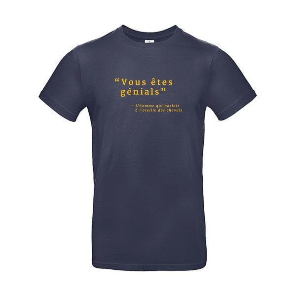 Vous êtes génialsFlex jaune or- T-shirt E190|Navy Blue||2XL