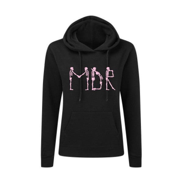 MDR Rose |Sweat original à capuche Femme