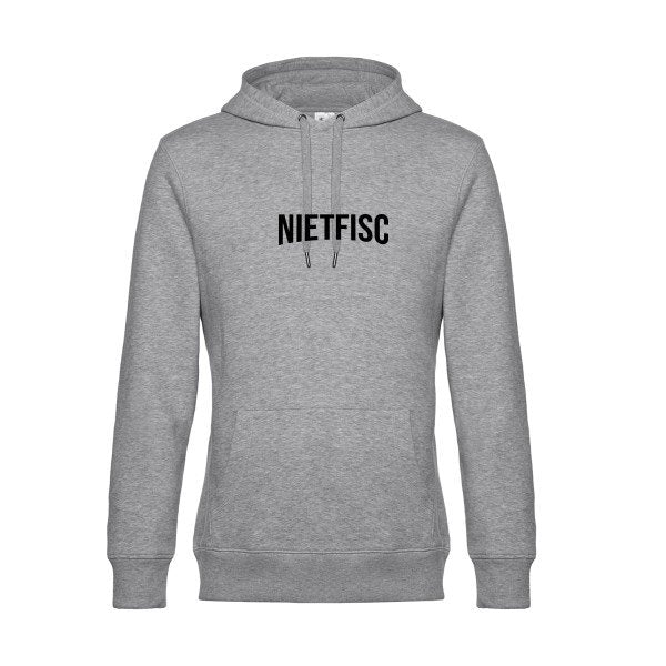NIETFISC sweat shirt original Heather Grey flex Noir impression Face