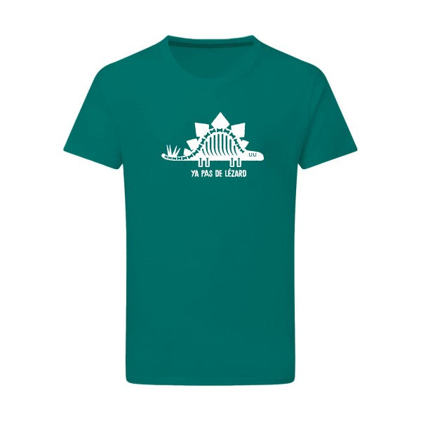 Ya pas de lézard Blanc -Flex Blanc sur T-shirt SG  Emerald Green  2XL