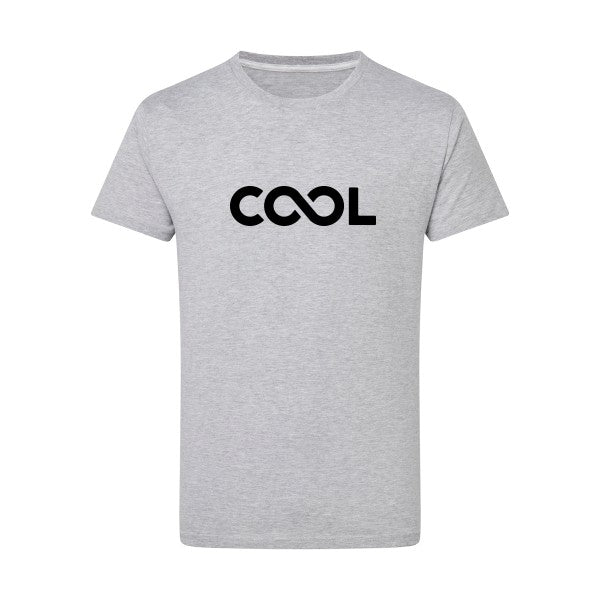 Infiniment cool noir -Flex noir sur T-shirt SG  Light Oxford  5XL