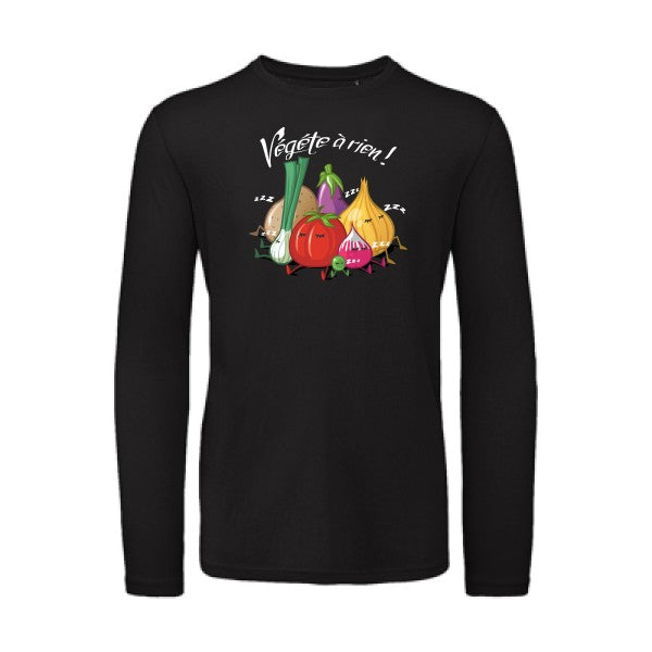 Vegete à rien ! | T-shirt original LSL Black 2XL