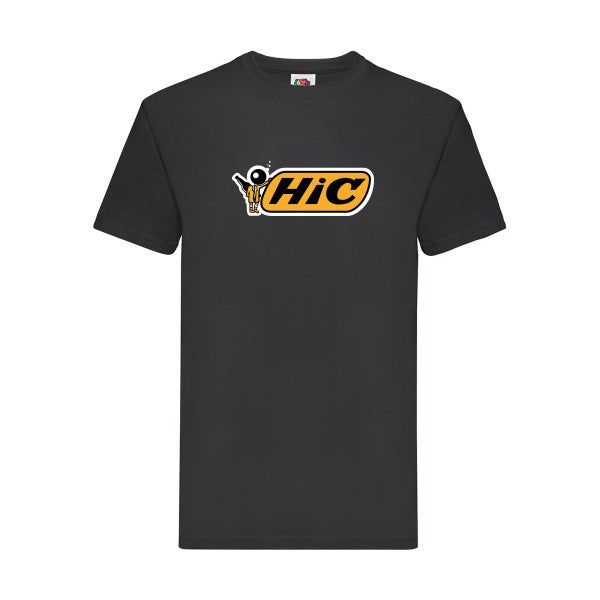 Hic Fruit of the loom 205 g/m² T-shirt/ noir