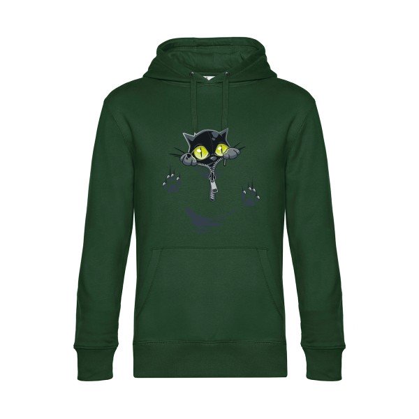 oOh- Sweat à capuche original Bottle Green - RueDuTeeshirt