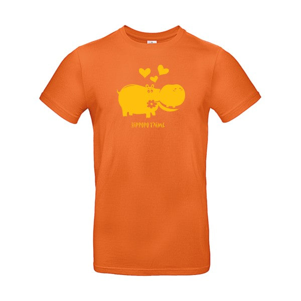 Hippopo t'aimeFlex jaune or - E190 T-shirt|Urban Orange||2XL