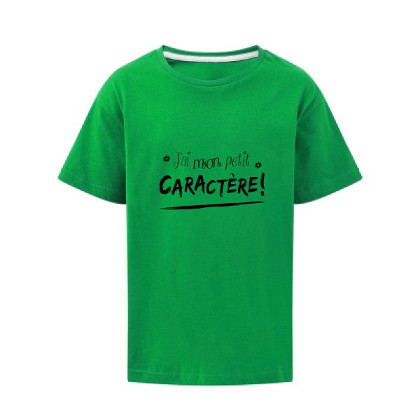 J'ai mon petit CARACTÈRE ! SG - Kids T-shirt enfant Kelly Green Taille 140 (9-10/XL)