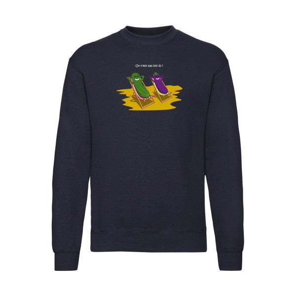 On n'est pas bio là ? Fruit of the loom 280 g/m² Sweat shirt