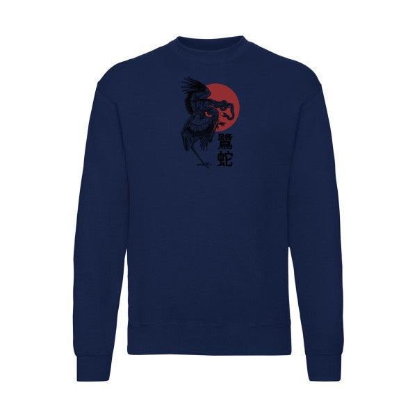 Le héron et le serpent  Fruit of the loom 280 g/m² Sweat shirt