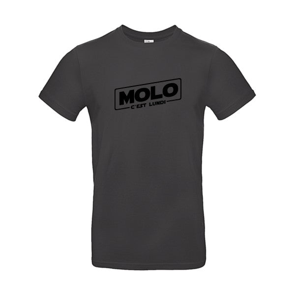 Molo c'est lundiFlex noir- T-shirt E190|Used Black||2XL